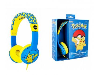 Merch Sluchátka Pokémon Pikachu Kids Headphones