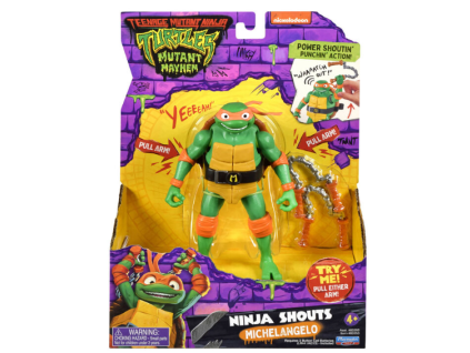 Figurka Teenage Mutant Ninja Turtles Mutant Mayhem Michelangelo Ninja Shouts