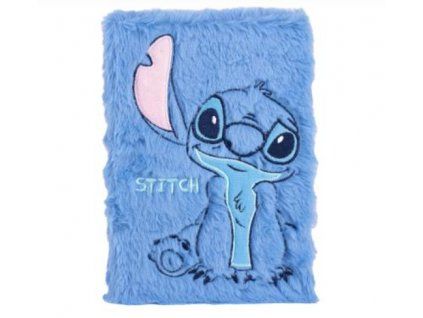 Plyšový zápisník A5 Disney Lilo a Stitch Nov