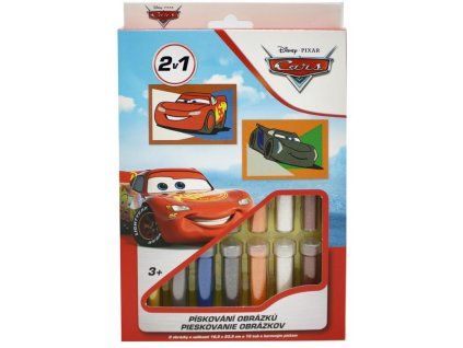 Pískování obrázků 2v1 Cars