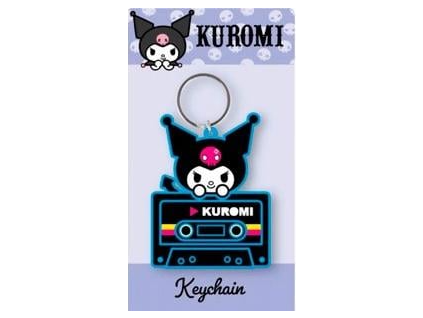 Klíčenka Kuromi gumová modrá