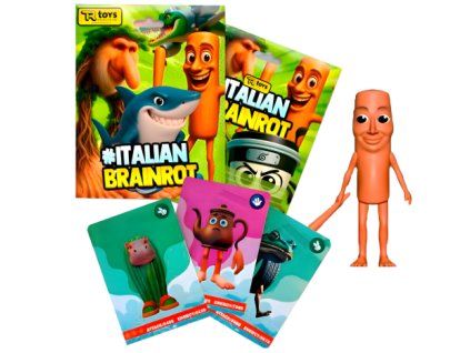 Figurka Italian Brainrot a 3 sběratelské karty