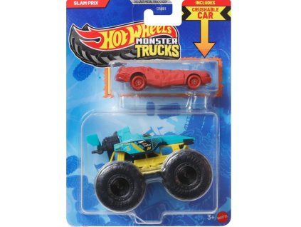 Hot Wheels Monster Trucks Slam Prix Collision