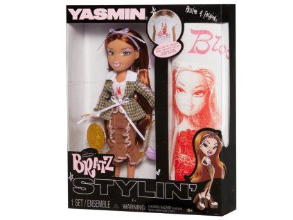Panenka Bratz Stylin Yasmin a tričko