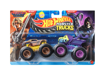 Hot Wheels Monster Trucks Demolition Doubles Masters Of The Universe HeMan vs Skeletor