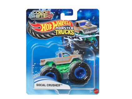 Hot Wheels Monster Trucks Color Shifters Socal Crusher