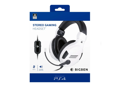 PS5 Official Bigben Stereo Gaming Headset V3 White Nové
