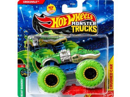 Hot Wheels Monster Trucks Crocovile Beast Bashers