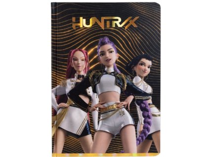 Zápisník KPop Demon Hunters Notebook A5 Gold
